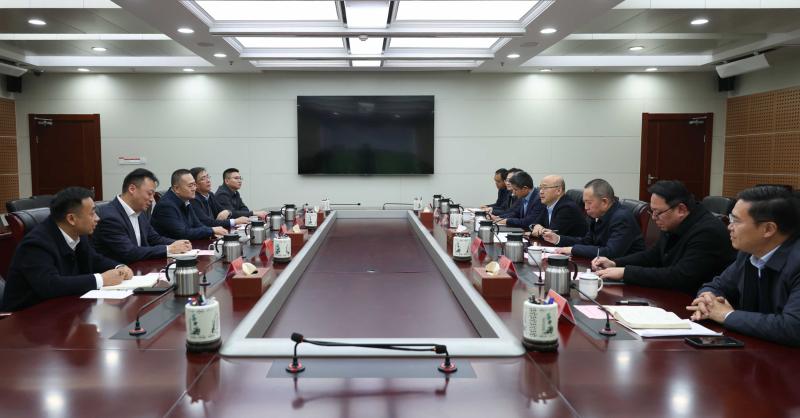 汪华东会见中国移动安徽公司客人